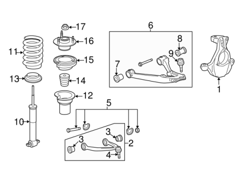 19420992 GM (FRONT SHOCK ABSORBER)