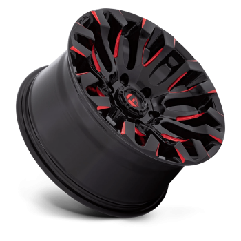 D82918908450 Fuel (Wheel Fuel D829 Quake 18X9 6X139.7 1mm Gloss Black Milled Red Tint)