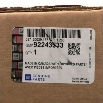 92243533 GM (Front Upper Grille)