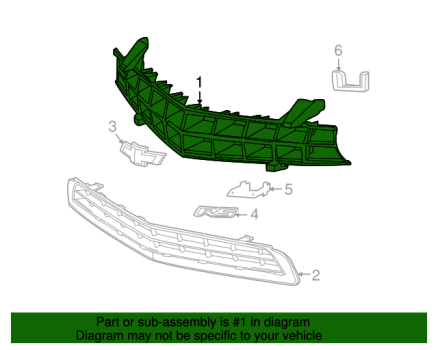 92243533 GM (Front Upper Grille)