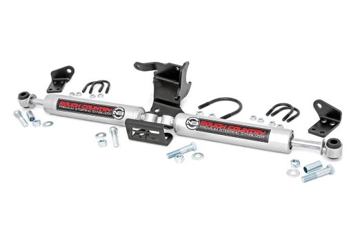 87304 Rough Country (N3 STEERING STABILIZER | DUAL | JEEP GLADIATOR JT (20-22)/WRANGLER JL (18-22))