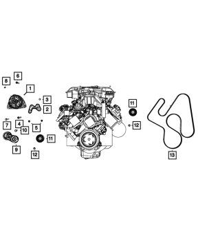 56028697AQ Mopar (ALTERNATOR / GENERATOR)