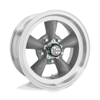 VN1055873 American Racing (VN105 Torq Thrust D 15X8.5 5X127 -25 mm Torq Thrust Gray Machined Lip)