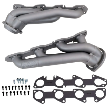 4028 BBK Performance (2009-2021 DODGE 5.7L CHALLENGER CHARGER HEMI CARS 1-3/4 SHORTY HEADERS (CHROME))