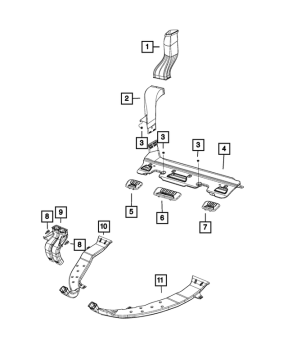 6502632 Mopar (RIVET PLASTIC)