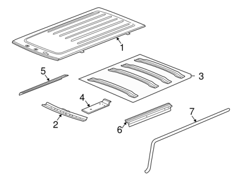 25868657 GM (WEATHERSTRIP ASM-FRT & RR)