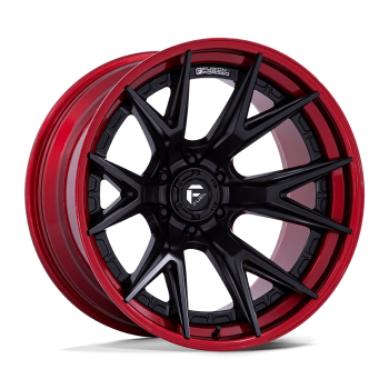 FC402MQ22106818N Fuel (Cerchio Fuel Catalyst Nero opaco con dettagli rossi 22X10 Offset -18)