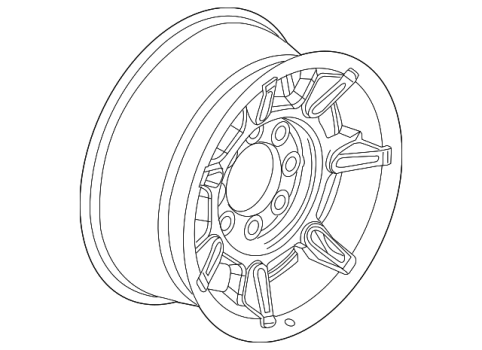 9596088 GM (Aluminium Wheel 17X8.5