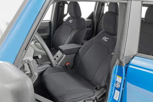 91045 Rough Country (SEAT COVER SET NEOPRENE BLACK ROUGH COUNTRY)