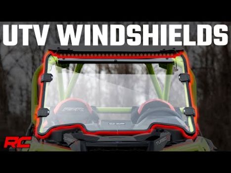 98172031A Rough Country (HALF WINDSHIELD | SCRATCH RESISTANT | CAN-AM MAVERICK X3 4WD (17-22))