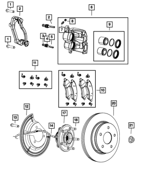 68170065AF Mopar (SENSOR, ANTI-LOCK BRAKES)