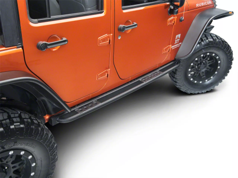 76639 Smittybilt (SRC Classic Sides w/ Step - Black (4 Doors))