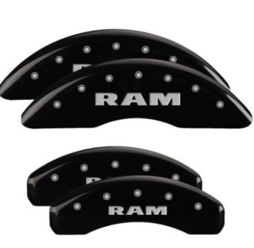 55006SRAMBK Mgp Caliper Covers (Copripinza in alluminio nero logo RAM anteriori e posteriori)