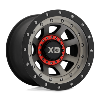 XD13779035912N XD Wheels (Cerchio XD FMJ Nero satinato con tinta scura 17X9 -12 Offset)