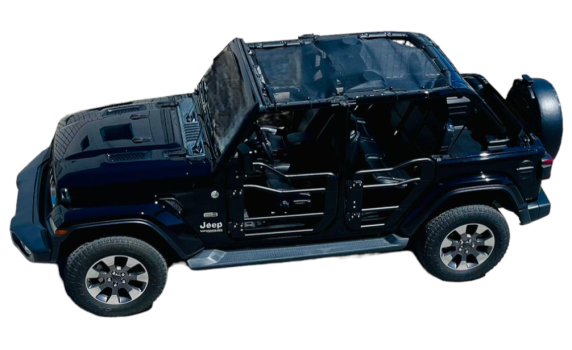 OTJW185554 Off Trucks (Front and rear half doors with mirrors)