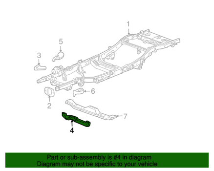 25872770 GM (Front Frame Brace)