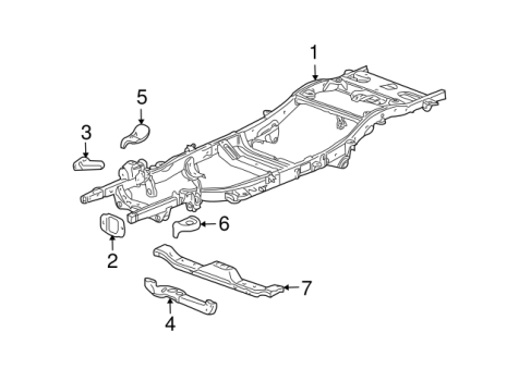 25872770 GM (Front Frame Brace)