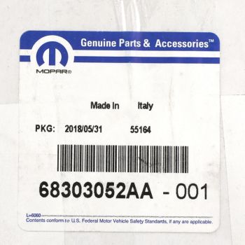 68303052AA Mopar (BRAKE PAD)