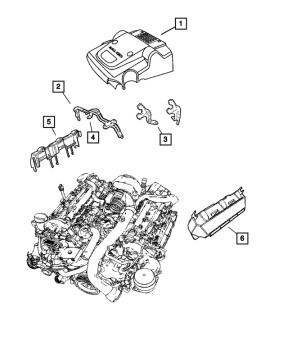 53013728AE Mopar (ENGINE COVER)