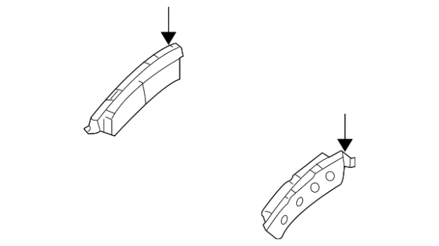 19329677 GM (REAR DISC BRAKE PAD SET WITH SHIMS AND BOLTS)