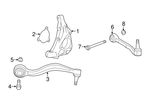 84012305 GM (Front Driver Side Front Lower Control Link)