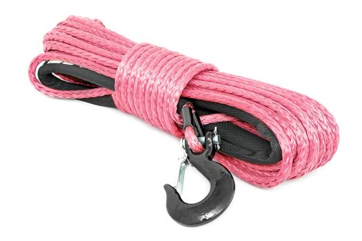 RS136 Rough Country (SYNTHETIC ROPE | 3/8 INCH | 85 FT LENGTH | PINK)