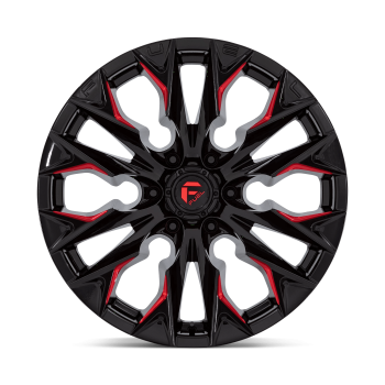 D82320908450 Fuel (D823 20X9 6X5.5 G-BLK MILL C-RED 1MM)
