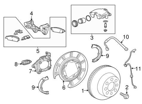 84191287 GM (CALIPER ASM-RR BRK)