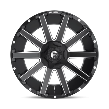 D61622008247 Fuel (D616 22X10 8X6.5 MT-BLK-MIL -18MM)