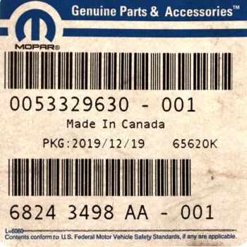 68243498AA Mopar (GRILLE)
