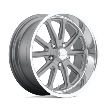 U11117706540 U.S. Mags (Cerchio U.S. Mags Rambler Grigio canna di fucile 17X7 +1 Offset)