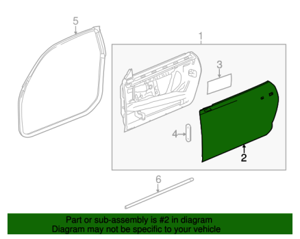 92242163 GM (Outer Panel - Passenger Side)