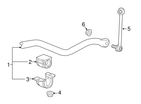 20761141 GM (Front Stabilizer Bar Link - Driver Side (Left))