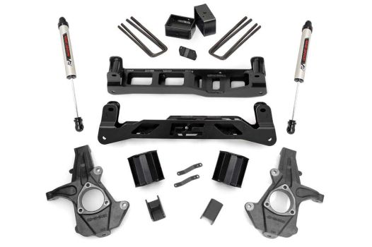 24770 Rough Country (5 INCH LIFT KIT | CAST STEEL | V2 | CHEVY/GMC 1500 (14-17))