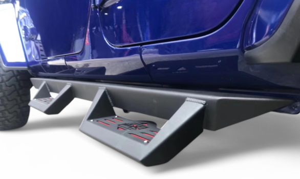 OTJW256510 Off Trucks (Suporturi pentru picioare Side Armor cu treaptă pentru Jeep Wrangler JK 4 uși)