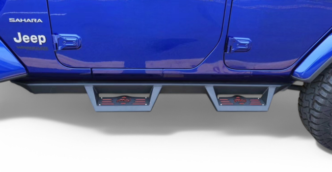 OTJW256510 Off Trucks (Suporturi pentru picioare Side Armor cu treaptă pentru Jeep Wrangler JK 4 uși)