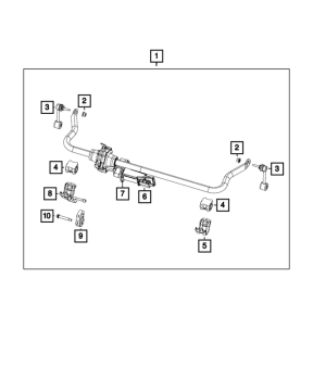 52059973AC Mopar (BUSHING STABILIZER BAR FRONT)