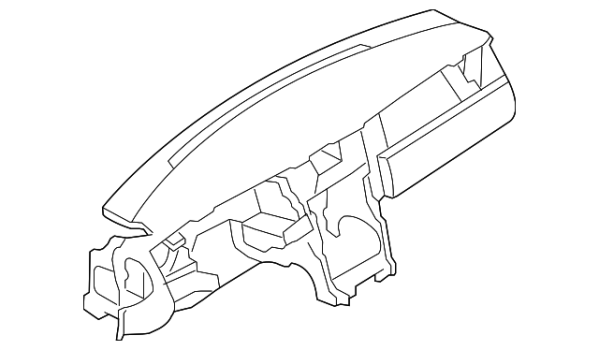 8R3Z6304320BB Ford (DASHBOARD MUSTANG 05-09 BLACK CAMEL)