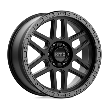 KM54429064718 KMC Wheels (ALLOY WHEEL KM544 MESA SATIN BLACK W/ GLOSS BLACK LIP KMC)