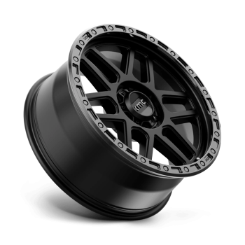 KM54429064718 KMC Wheels (ALLOY WHEEL KM544 MESA SATIN BLACK W/ GLOSS BLACK LIP KMC)