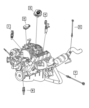 56041213AF Mopar (OXYGEN (O2) SENSOR)