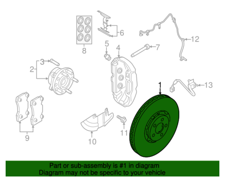 FR3Z1125F Ford (Disc Brake Rotor)