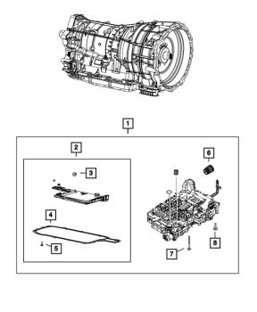 68507897AA Mopar (TRANSMISSION FILTER KIT)