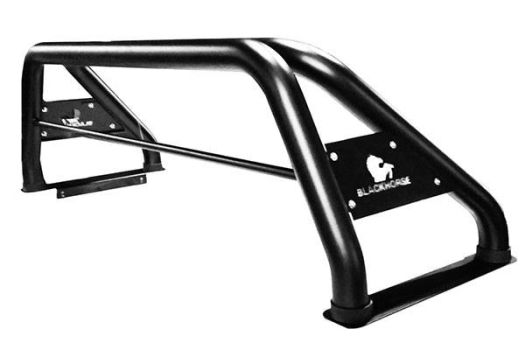 RB002BK Black Horse Offroad (Roll Bar in acciaio nero 3