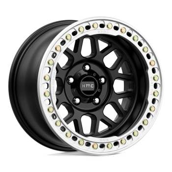 KM23579050738N KMC Wheels (Cerchio KMC Modello KM235 Nero satinato con Beadlock 17X9 +38 Offset)