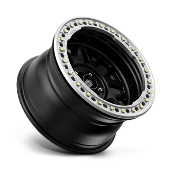 KM23579050738N KMC Wheels (Cerchio KMC Modello KM235 Nero satinato con Beadlock 17X9 +38 Offset)