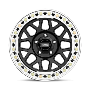 KM23579050738N KMC Wheels (Cerchio KMC Modello KM235 Nero satinato con Beadlock 17X9 +38 Offset)