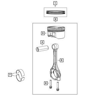 68092206AA Mopar (PISTON RING)