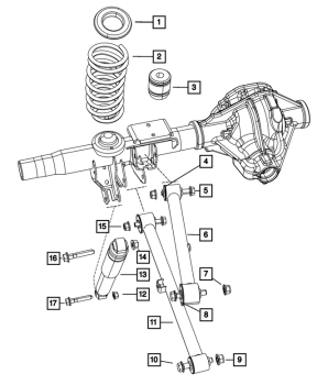 52855791AD Mopar (SHOCK ABSORBER SUSP REAR)
