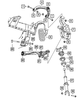 5072958AC Mopar (BALL JOINT)